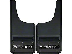 12-Inch x 26-Inch Mud Flaps with Denali Logo; Front or Rear (Universal; Some Adaptation May Be Required)