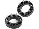 2-Inch Pro Billet Wheel Spacers; Black (11-25 Sierra 2500 HD)