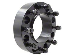 2-Inch Steel Hubcentric 8-Lug Wheel Spacers; Black (11-25 Sierra 2500 HD)