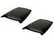 2-Piece Eclipse Hood Scoops; Smooth Black; Large (07-14 Sierra 2500 HD)