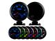 3-3/4-Inch On-Dash Diesel Tachometer Gauge; Tinted 7 Color (Universal; Some Adaptation May Be Required)