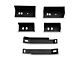 Go Rhino 3-Inch 4000 Series Cab Length Side Step Bars; Black (15-19 Sierra 2500 HD Crew Cab)