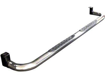 Go Rhino 3-Inch 4000 Series Cab Length Side Step Bars; Polished (20-24 Sierra 2500 HD Crew Cab)