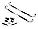 Go Rhino 3-Inch 4000 Series Cab Length Side Step Bars; Polished (15-19 Sierra 2500 HD Double Cab)