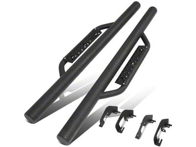 3-Inch Nerf Side Step Bars; Black (07-19 Sierra 2500 HD Regular Cab)