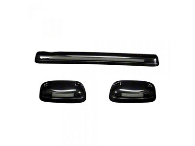 3-Piece Amber OLED Cab Roof Lights; Clear Lens (07-14 Sierra 2500 HD)