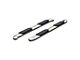 4-Inch Oval Side Step Bars; Stainless Steel (20-24 Sierra 2500 HD Crew Cab)