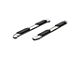 4-Inch Oval Side Step Bars; Stainless Steel (20-24 Sierra 2500 HD Double Cab)