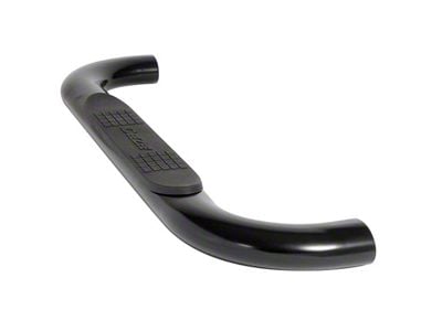 4-Inch Oval UltraBlack Nerf Side Step Bars (20-24 Sierra 2500 HD Regular Cab)