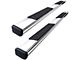 4-Inch Riser Side Step Bars; Stainless Steel (07-19 Sierra 2500 HD Extended/Double Cab)