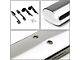 4-Inch Straight Nerf Side Step Bars; Stainless Steel (07-14 Sierra 2500 HD Regular Cab)