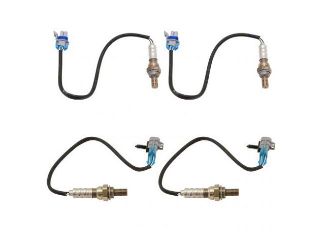 4-Piece O2 Oxygen Sensor Set (08-10 6.0L Sierra 2500 HD Extended Cab, Crew Cab)