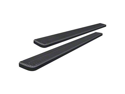 5-Inch iStep Wheel-to-Wheel Running Boards; Black (20-24 Sierra 2500 HD Double Cab w/ 6.90-Foot Standard Box)