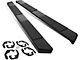 5-Inch Wide Flat Running Boards; Black (07-19 6.0L Sierra 2500 HD Crew Cab)