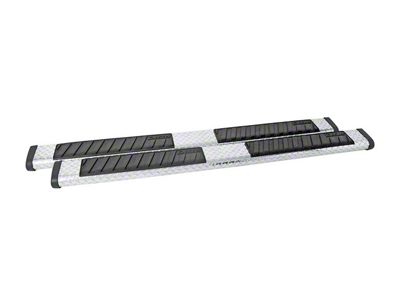 6-Inch Brite-Tread Side Step Bars without Mounting Brackets; Silver (07-25 Sierra 2500 HD Extended/Double Cab)