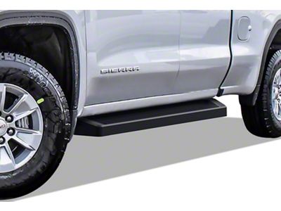 6-Inch iRunning Boards; Black (20-24 Sierra 2500 HD Double Cab)