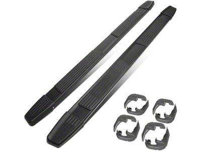 6-Inch Running Boards; Black (07-19 Sierra 2500 HD Crew Cab)