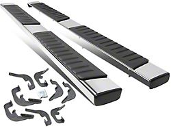 6-Inch Running Boards; Stainless Steel (07-19 Sierra 2500 HD Crew Cab)