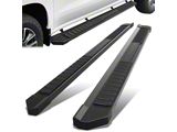 6-Inch Wide Flat Running Boards; Black (20-24 Sierra 2500 HD Crew Cab)