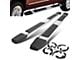 6.25-Inch Running Boards; Silver (07-19 Sierra 2500 HD Crew Cab)