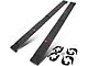 6.50-Inch Flat Step Bar Running Boards; Black (07-19 6.0L Sierra 2500 HD)