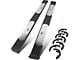 6.50-Inch Flat Step Bar Running Boards; Black (20-24 Sierra 2500 HD Crew Cab)