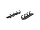 6.50-Inch RidgeStep Running Boards; Textured Black (07-19 6.0L Sierra 2500 HD Extended/Double Cab)