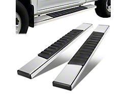 6.75-Inch Running Boards; Polished (07-19 6.0L Sierra 2500 HD Crew Cab)