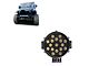 7-Inch Black Round LED Light Kit; Spot/Flood Combo Beam (Universal; Some Adaptation May Be Required)