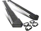 8-Inch Flat Step Bar Running Boards; Chrome (20-25 Sierra 2500 HD Crew Cab)