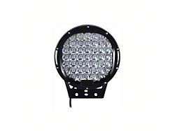 9-Inch Black Round LED Light; Spot/Flood Combo Beam (Universal; Some Adaptation May Be Required)