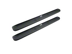 93-Inch Molded Unlighted Running Boards; Black (01-06 Sierra 2500 HD Crew Cab)