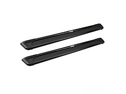 93-Inch Sure-Grip Running Boards; Black Aluminum (01-06 Sierra 2500 HD Crew Cab)