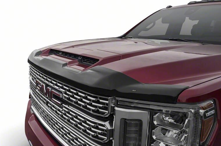 Sierra 2500 Aeroskin Hood Protector; Dark Smoke (20-23 Sierra 2500 HD ...