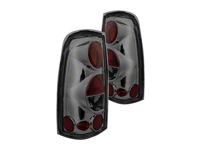 Altezza Tail Lights; Chrome Housing; Red Smoked Lens (01-02 Sierra 2500 HD)