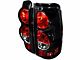 Altezza Tail Lights; Glossy Black Housing; Clear Lens (01-02 Sierra 2500 HD)