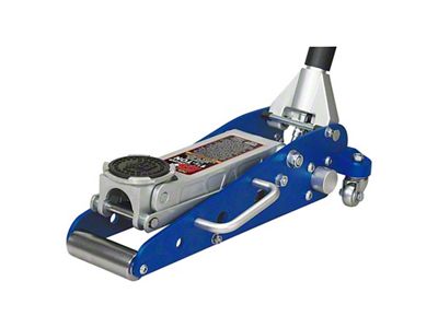 Aluminum Racing Floor Jack; 1.50-Ton Capacity