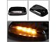 Amber LED Roof Cab Lights; Black (07-13 Sierra 2500 HD)