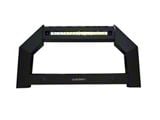 Armour LED Bull Bar; Matte Black (20-24 Sierra 2500 HD)