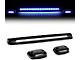 Blue LED Roof Cab Lights; Black (07-13 Sierra 2500 HD)