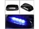 Blue LED Roof Cab Lights; Black (07-13 Sierra 2500 HD)