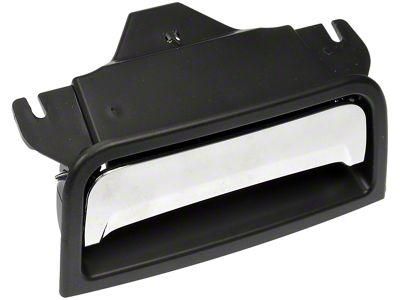 Center Console Latch; Black Carbon and Chrome (15-21 Sierra 2500 HD Crew Cab)