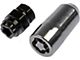 Chrome Duplex Acorn Wheel Lug Nut Locks; M14x1.50; Set of 4 (07-24 Sierra 2500 HD)