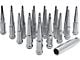 Chrome Spike Lug Nut Kit; 14mm x 1.5; Set of 32 (07-24 Sierra 2500 HD)