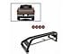 Classic Roll Bar with 5.30-Inch Red Round Flood LED Lights; Stainless Steel (07-24 Sierra 2500 HD)