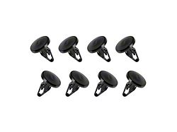 Cowl Fastener Clip Kit; 8-Pieces (20-25 Sierra 2500 HD)