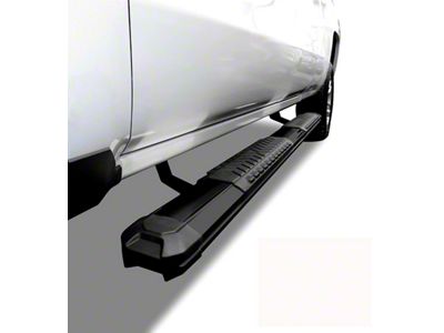 Cutlass Running Boards; Black (07-19 Sierra 2500 HD Extended/Double Cab)