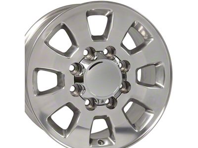 CV75A Polished 8-Lug Wheel; 18x8; 12mm Offset (07-10 Sierra 2500 HD)