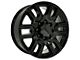 CV96A Black 8-Lug Wheel; 20x8.5; 12mm Offset (07-10 Sierra 2500 HD)