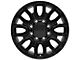 CV97A Black 8-Lug Wheel; 20x8.5; 12mm Offset (07-10 Sierra 2500 HD)